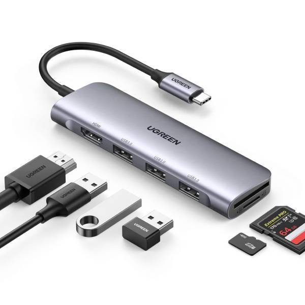 UGREEN CM511 6-in-1 USB-C Multifunction Hub UGREEN CM511 6-in-1 USB-C Multifunction Hub