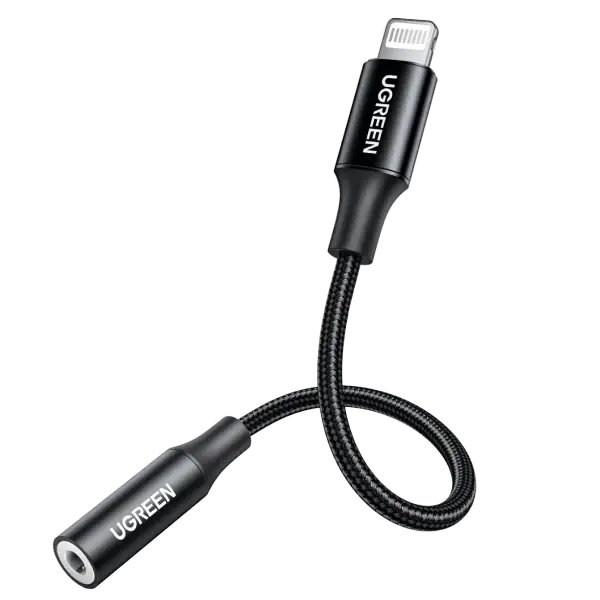 UGREEN MFi-Certified Lightning to 3.5mm Headphone Adapter for iPhone