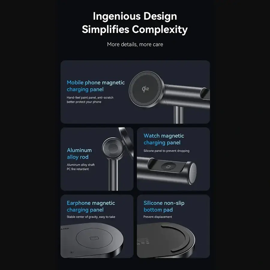 MAXCO MW16 Qi2 Magnetic Wireless Charger