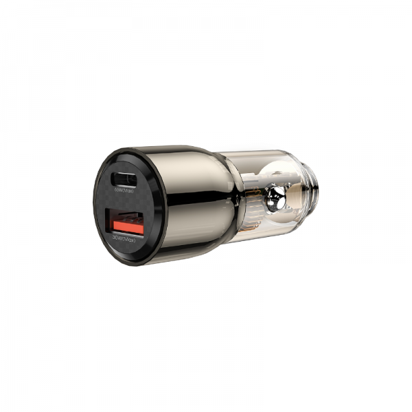 WIWU WI-QC012 95W PD+QC Kirsite Geek Fast Car Charger with USB and Type-C WIWU WI-QC012 95W PD+QC Kirsite Geek Fast Car Charger with USB and Type-C