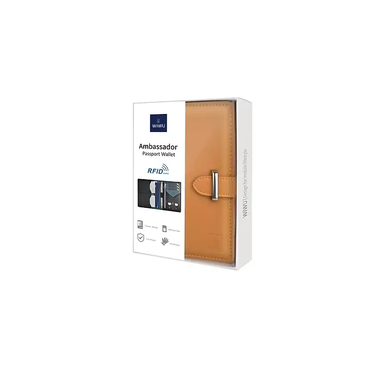 WiWU Ambassador Passport Wallet for Cards Papers Airline Tickets with Many Compartments WiWU Ambassador Passport Wallet for Cards Papers Airline Tickets with Many Compartments