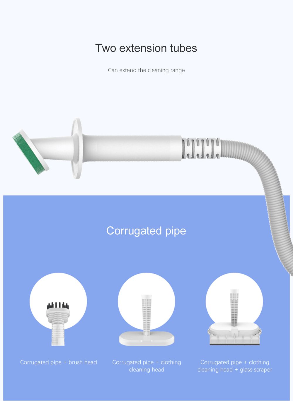 Xiaomi Deerma DEM-ZQ610 Handheld Multifunctional Steam Cleaner