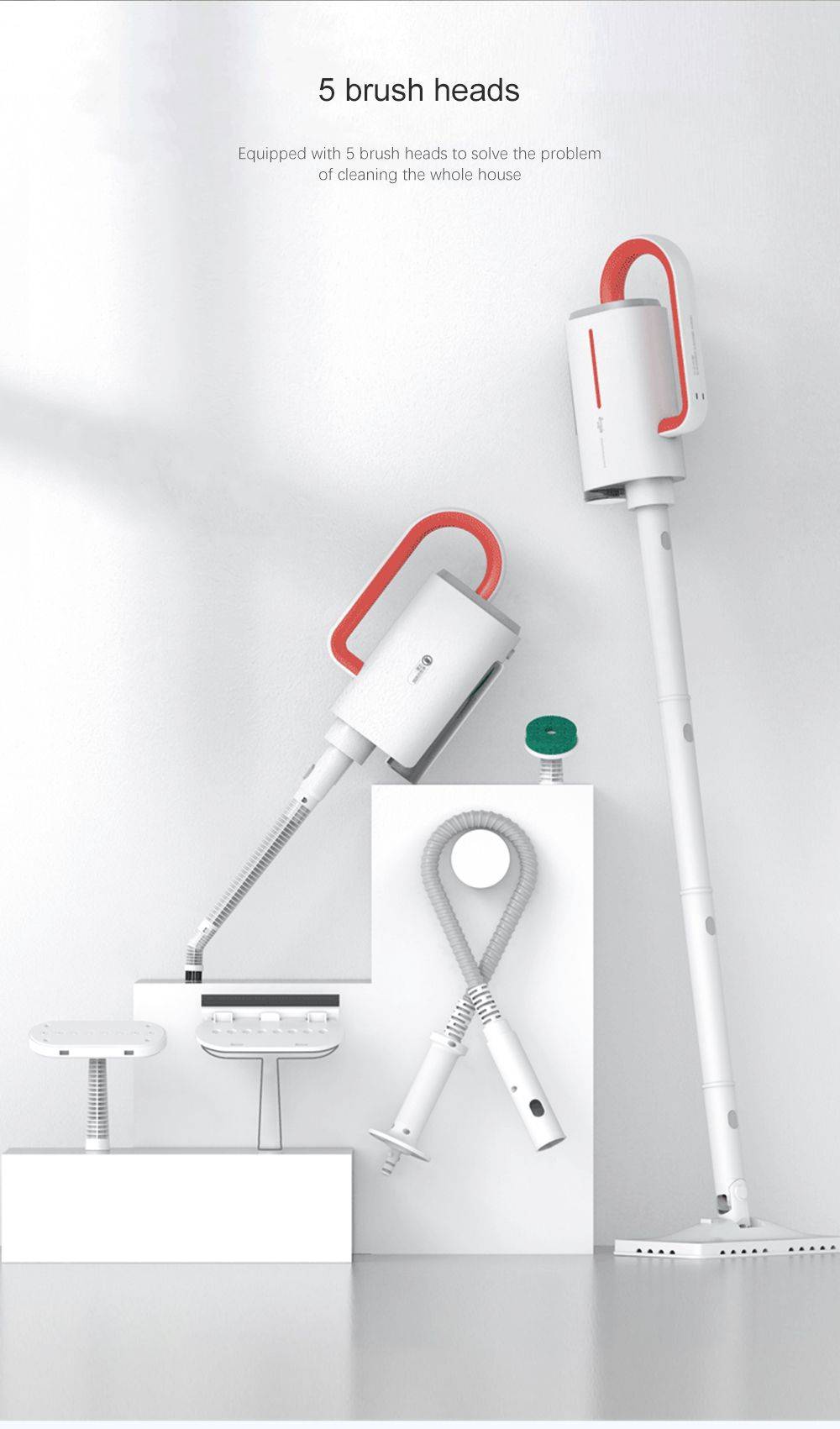 Xiaomi Deerma DEM-ZQ610 Handheld Multifunctional Steam Cleaner