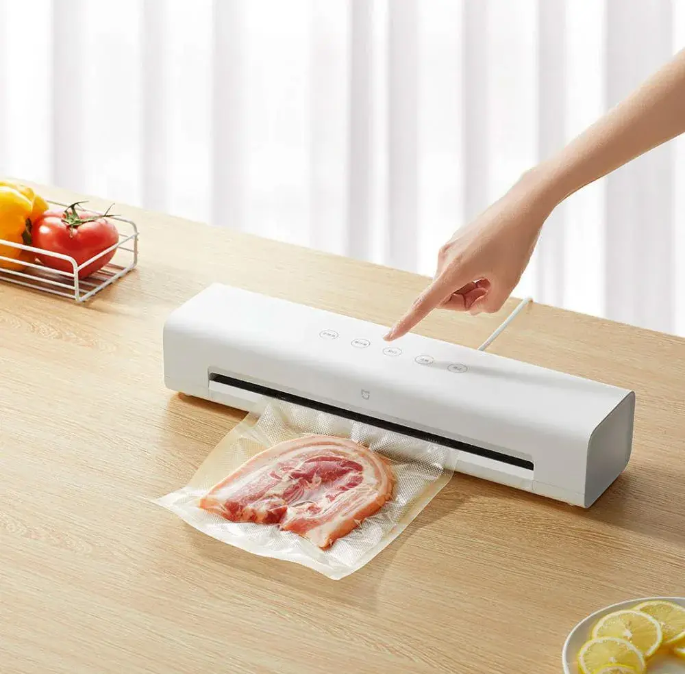 Xiaomi MIJIA 220V Vacuum Sealer Machine with 10 Free Vacuum Bags